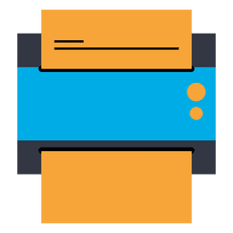 Icono de impresora dtp Diseño PNG