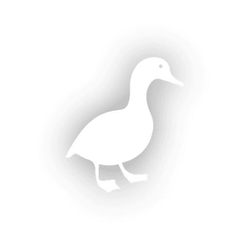 Icono de pato Diseño PNG