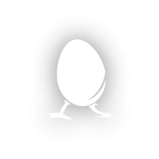 Easter egg walking PNG Design