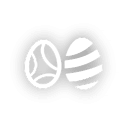 Easter eggs Silhouette PNG Design