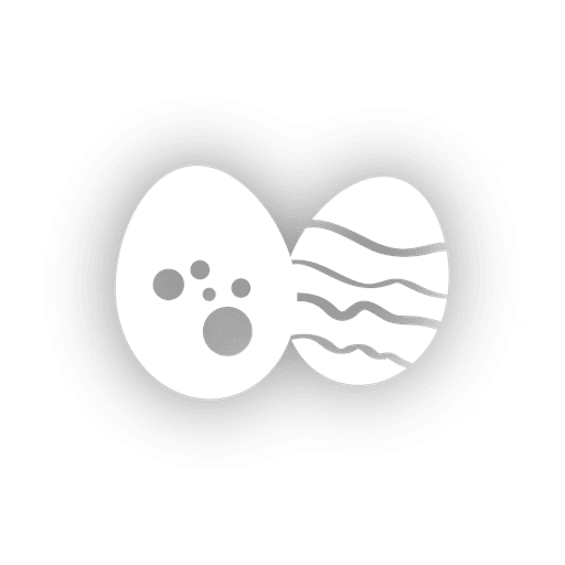 Ícone de ovos de páscoa Desenho PNG