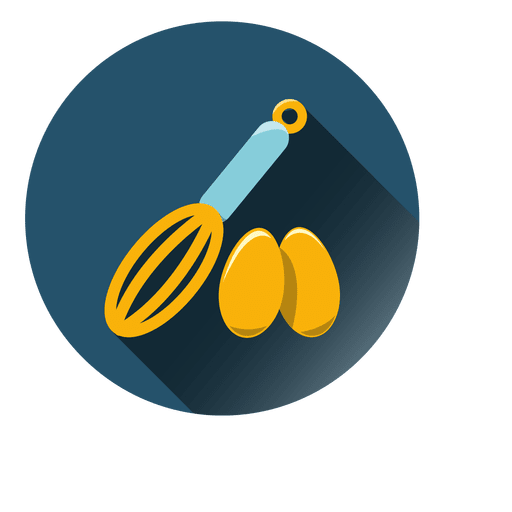 Egg beater round icon PNG Design