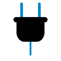 Ícone de plugue elétrico Desenho PNG