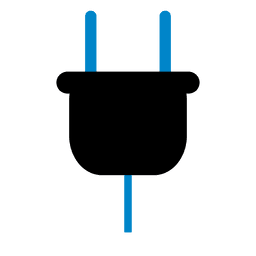 Icono de enchufe eléctrico Diseño PNG Transparent PNG