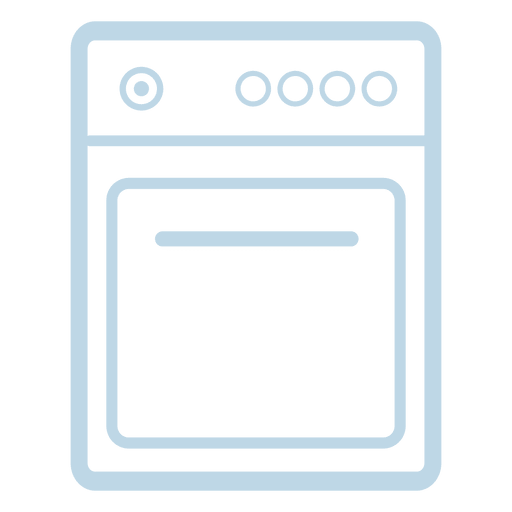 Electric stove line icon PNG Design