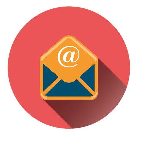 Icono de círculo de correo electrónico - Descargar PNG/SVG transparente