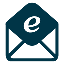 E-Mail flaches Symbol PNG-Design