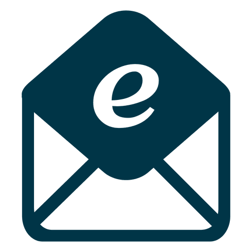 E-Mail flaches Symbol PNG-Design