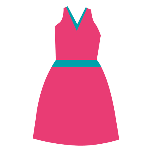 Vestido de ropa de moda Diseño PNG