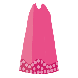 Fashion clothes dress skirt PNG Design