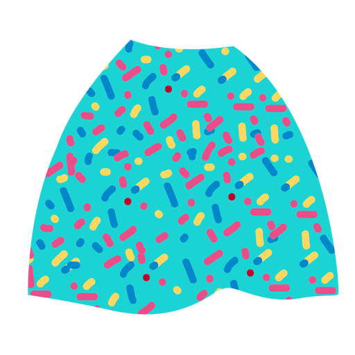 Fashion clothes skirt PNG Design