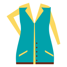 Vestido de ropa de suéter de moda Diseño PNG