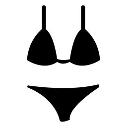 Weibliche Bikinikleidung PNG-Design