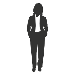 Female Executive Standing PNG & SVG Design For T-Shirts