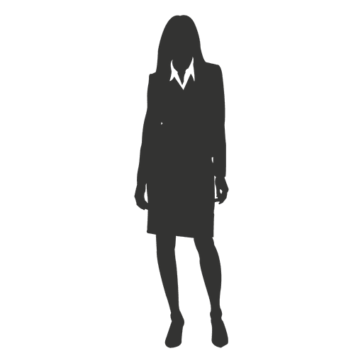 Female executive standing 2 PNG Design