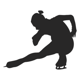 Jogadora de patinação no gelo Desenho PNG