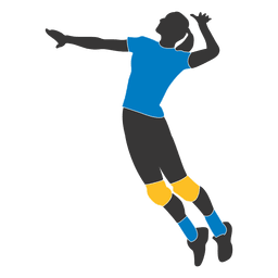 Female volleyball player 2 PNG Design Transparent PNG