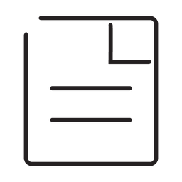 File document stroke icon PNG Design Transparent PNG