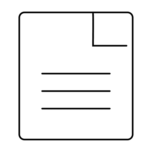 Dateidokumentsymbol PNG-Design