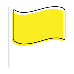Icono de bandera Diseño PNG