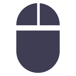 Icono de ratón plano Diseño PNG Transparent PNG