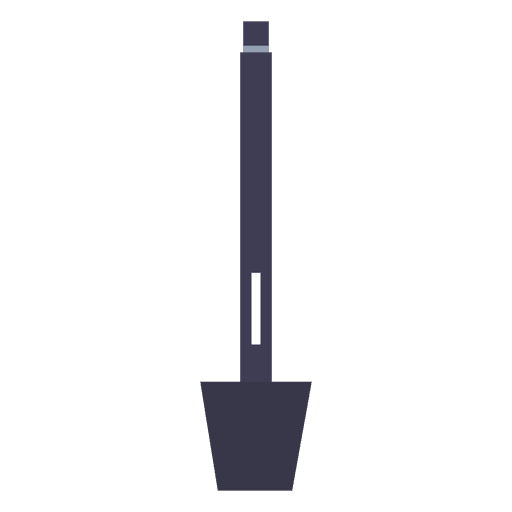 Icono de pluma plana