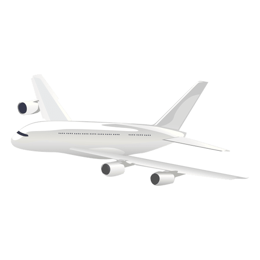 Flying airplane cartoon PNG Design