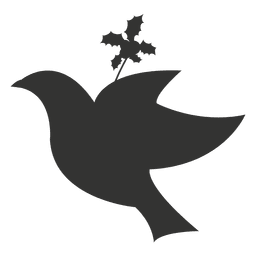 Flying dove christmas icon Flying dove christmas icon