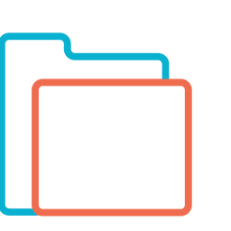 Ordner Dokumente Symbol PNG-Design