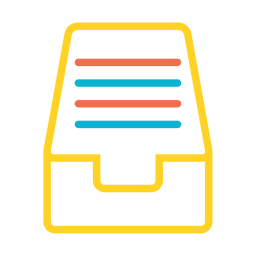 Symbol für Strichordnerdateien PNG-Design