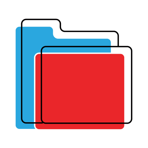 Ordner-Dateisymbol PNG-Design