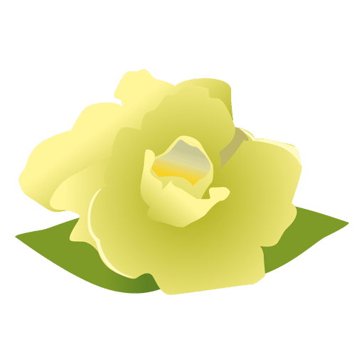 Gardenia Blumenkarikatur 3 PNG-Design