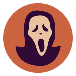 Ícone de círculo fantasma Desenho PNG
