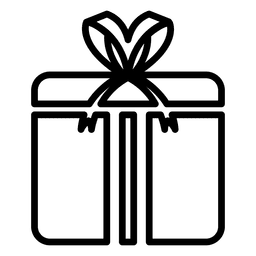 Giftbox line icon PNG Design