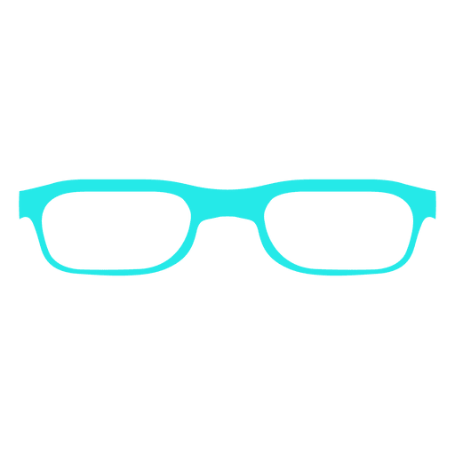 Blaue Brillenfrauenmode PNG-Design