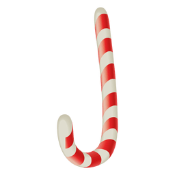 Glossy candy cane PNG Design Transparent PNG