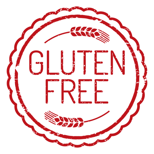Gluten free ecology label badge PNG Design