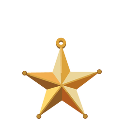 Estrella dorada Transparent PNG