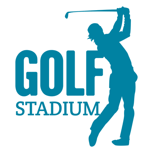 Logotipo do esporte de golfe