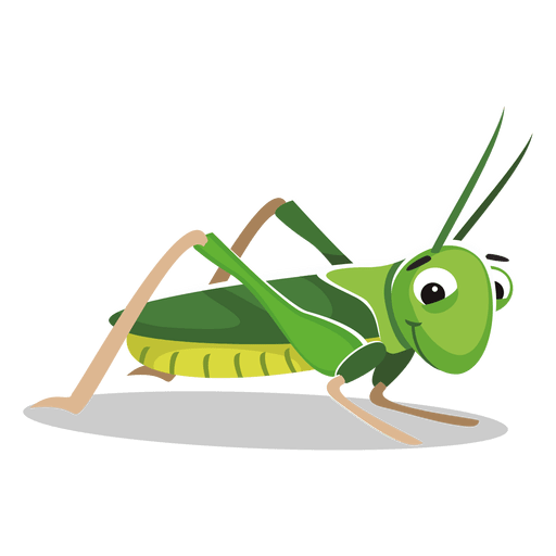 Grasshopper cartoon PNG Design