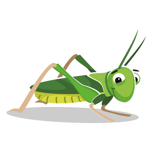 Grasshopper Cartoon PNG SVG Design For T Shirts