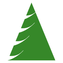 Green pine tree icon