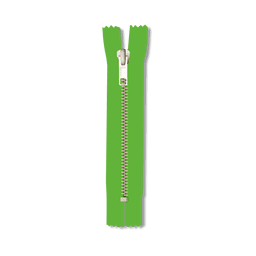 Green zipper PNG Design