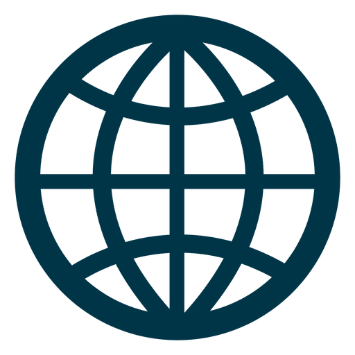 Grid earth icon PNG Design
