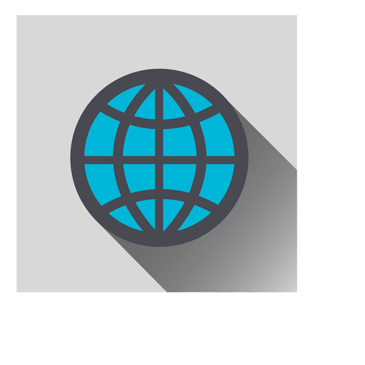 Grid earth square icon PNG Design