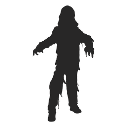 Silueta de disfraz de fantasma de halloween Diseño PNG