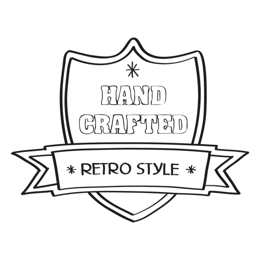 Hand crafted retro seal