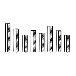 Desenho de barras do gráfico Desenho PNG