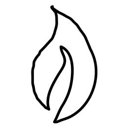 Folhas de plantas desenhadas à mão 1 Desenho PNG