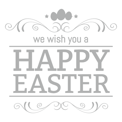 etiqueta giz easter feliz 3 - Baixar PNG/SVG Transparente